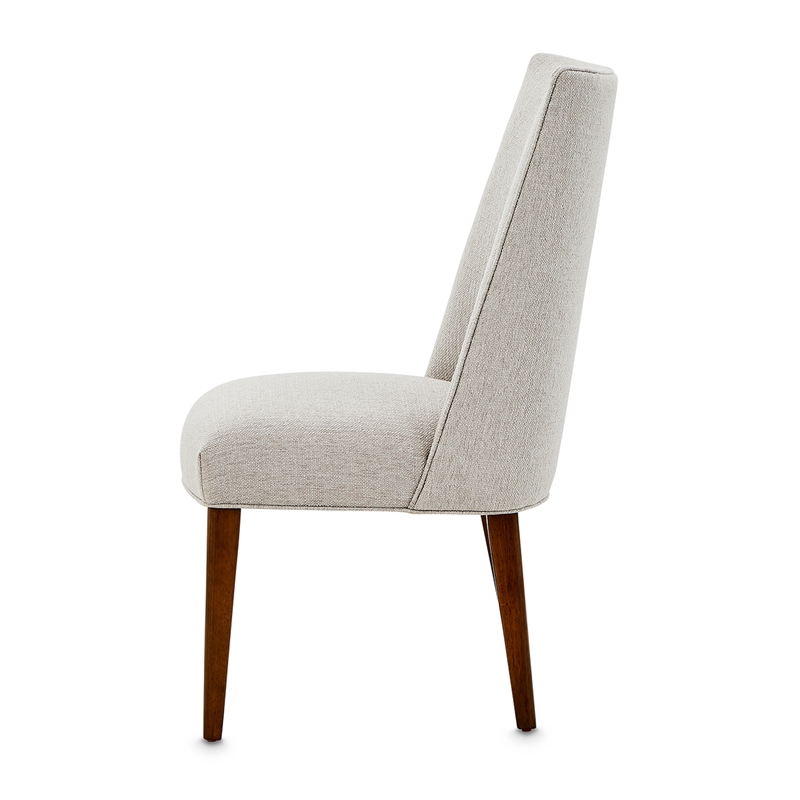 Brooklyn Walk Dining Side Chair - Set of 2 - Greige/Burnt Umber
