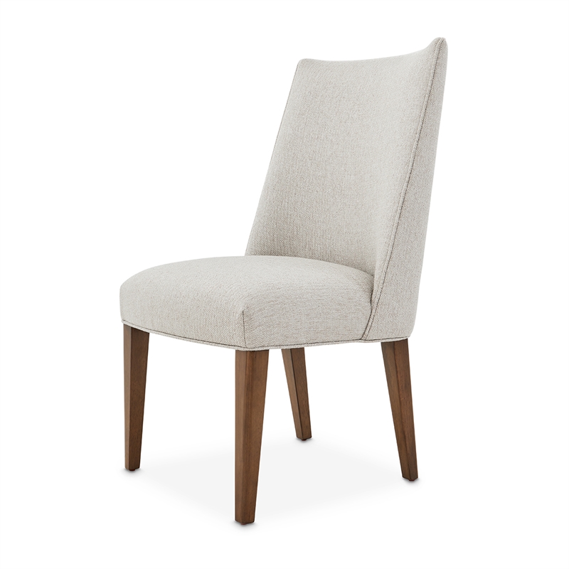 Brooklyn Walk Dining Side Chair - Set of 2 - Greige/Burnt Umber