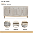 St. Charles Sideboard with Mirror - Dove Gray