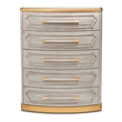 St. Charles 5-Drawer Highboy Chest - Dove Gray