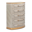 St. Charles 5-Drawer Highboy Chest - Dove Gray