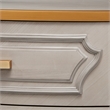 St. Charles 5-Drawer Highboy Chest - Dove Gray