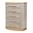 St. Charles 5-Drawer Highboy Chest - Dove Gray
