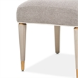 St. Charles Chenille Vanity Chair - Dove Gray