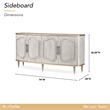 Michael Amini St. Charles Sideboard - Dove Gray
