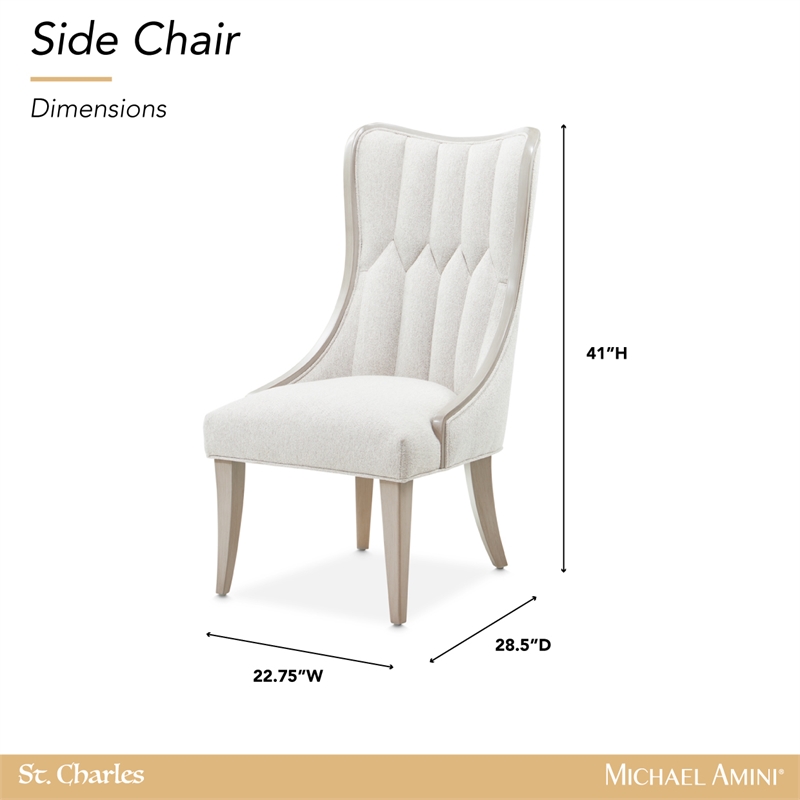 St. Charles Dining Side Chair - Set of 2 - Dove Gray