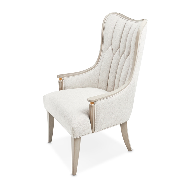 St. Charles Dining Arm Chair - Set of 2 - Dove Gray
