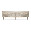 Michael Amini St. Charles Media Cabinet - Dove Gray