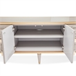 Michael Amini St. Charles Media Cabinet - Dove Gray