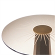 Michael Amini St. Charles Chairside Table - Dove Gray