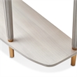 Michael Amini St. Charles Console Table - Dove Gray