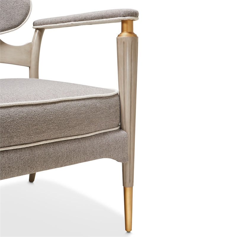 St. Charles Chenille Accent Chair - Dove Gray