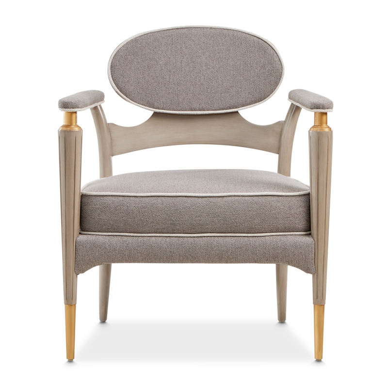 St. Charles Chenille Accent Chair - Dove Gray