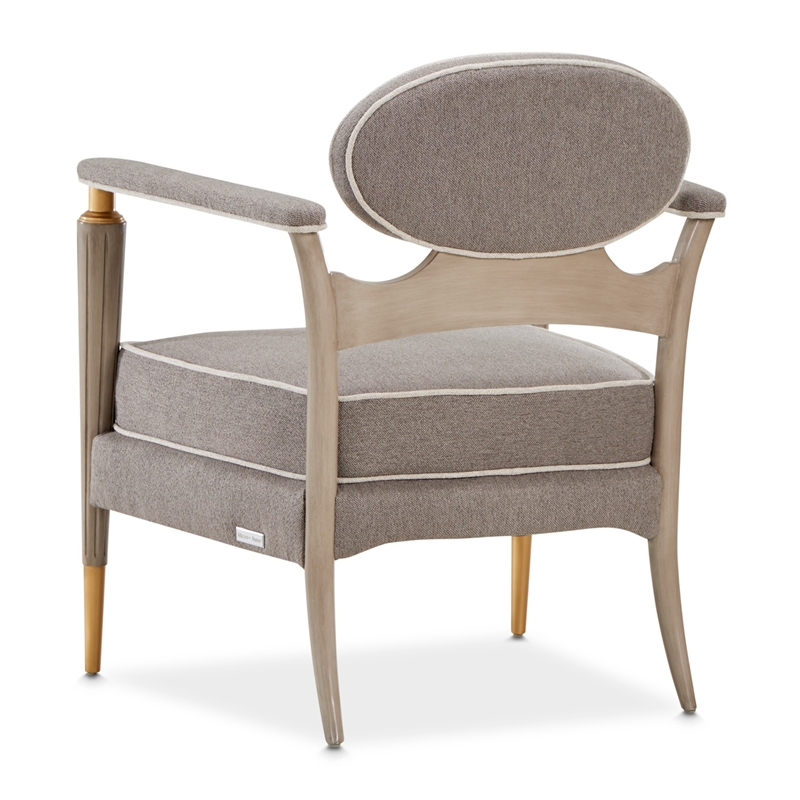 St. Charles Chenille Accent Chair - Dove Gray