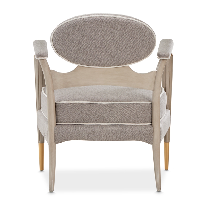 St. Charles Chenille Accent Chair - Dove Gray