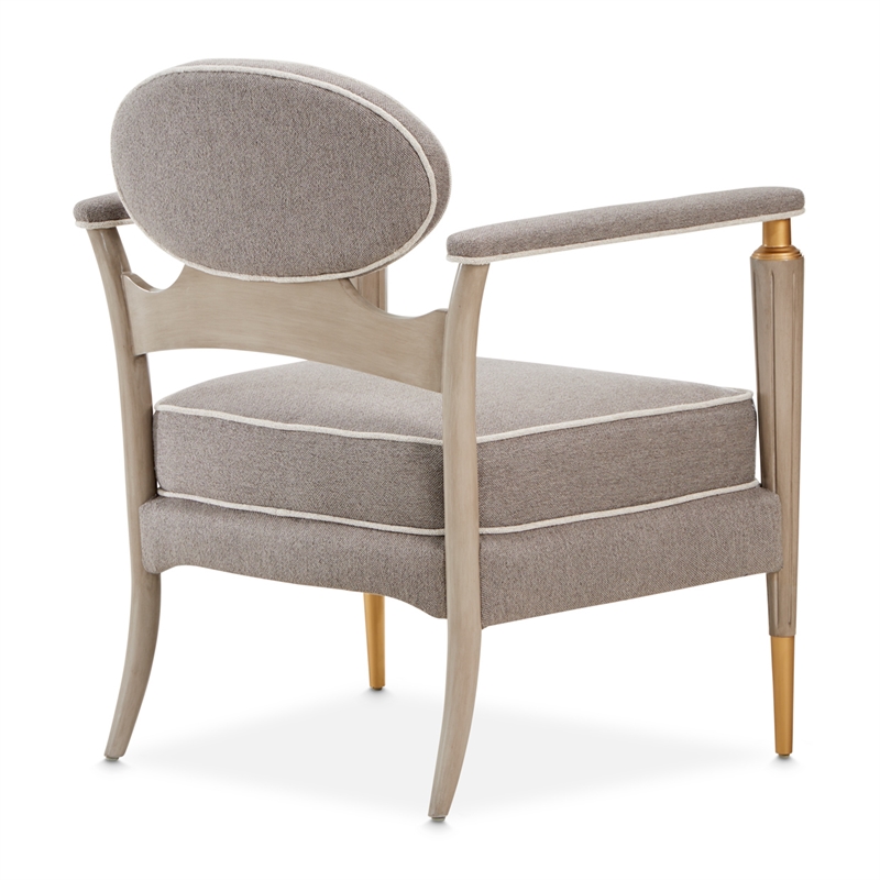 St. Charles Chenille Accent Chair - Dove Gray