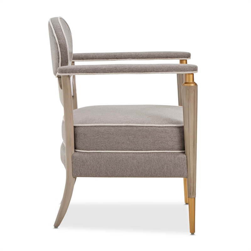 St. Charles Chenille Accent Chair - Dove Gray