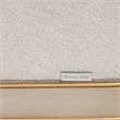 St. Charles Matching Chenille Accent Chair - Natural/Dove Gray
