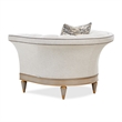 St. Charles Matching Chenille Accent Chair - Natural/Dove Gray