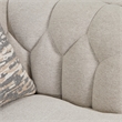 St. Charles Matching Chenille Accent Chair - Natural/Dove Gray