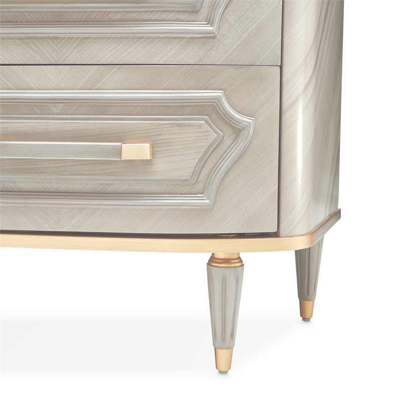 St. Charles Dresser with Mirror - Dove Gray