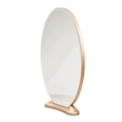 St. Charles Vanity Desk with Mirror - Dove Gray