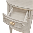 St. Charles Vanity Desk with Mirror - Dove Gray