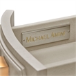 St. Charles Vanity Desk with Mirror - Dove Gray
