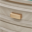 St. Charles Vanity Desk with Mirror - Dove Gray