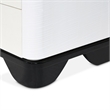 Tuxedo 3-Drawer Nightstand with Marble Top - Piano Keyboard