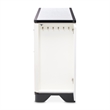 Tuxedo 6-Drawer Dresser with Mirror - Piano Keyboard