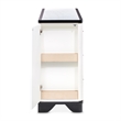 Tuxedo 6-Drawer Dresser with Mirror - Piano Keyboard