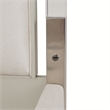 Penthouse Eastern King Modern Tall Panel Bed - Frosted Linen