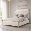 Penthouse Queen Short Panel Bed - Frosted Linen
