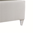 Michael Amini Penthouse Tall Queen Panel Bed - Frosted Linen