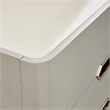 Penthouse Modern 6-Drawer Dresser with Mirror - Ash Gray