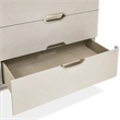 Penthouse Modern 6-Drawer Dresser with Mirror - Ash Gray