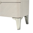 Penthouse Modern 6-Drawer Dresser with Mirror - Ash Gray