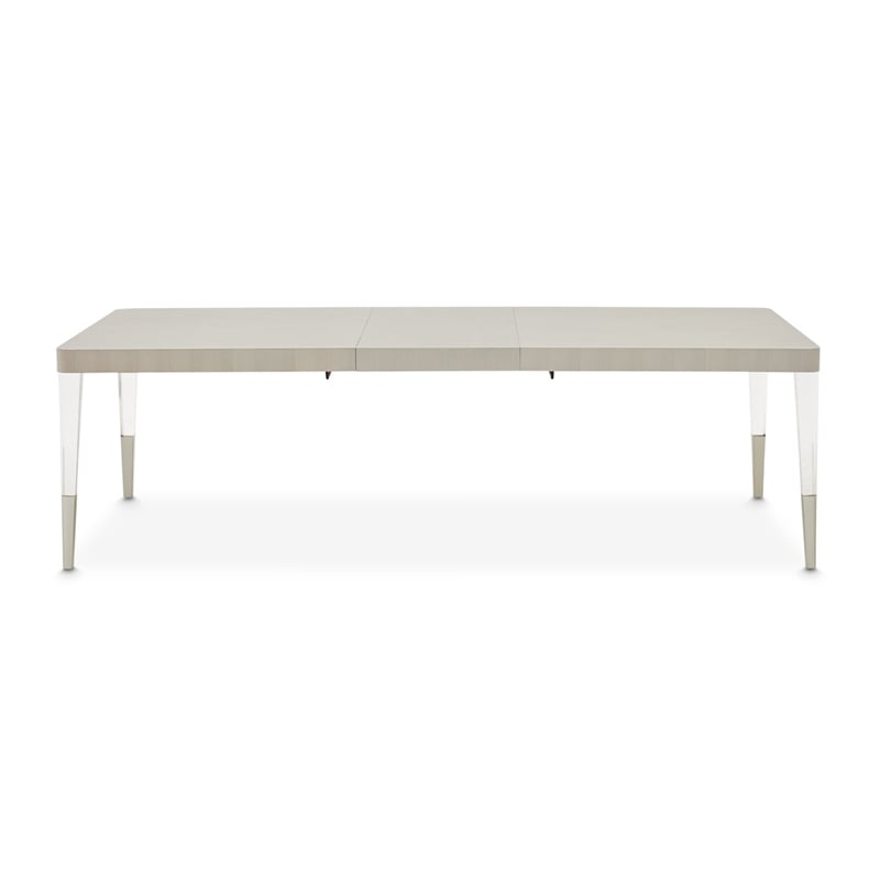 Michael Amini Penthouse Extendable Dining Table - Ash Gray
