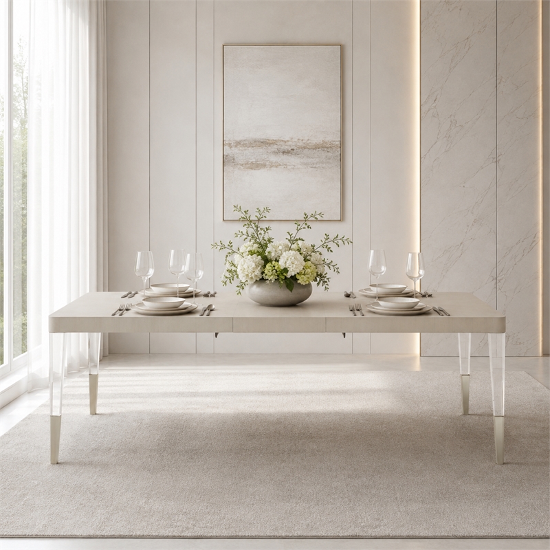 Penthouse Extendable Dining Table - Ash Gray