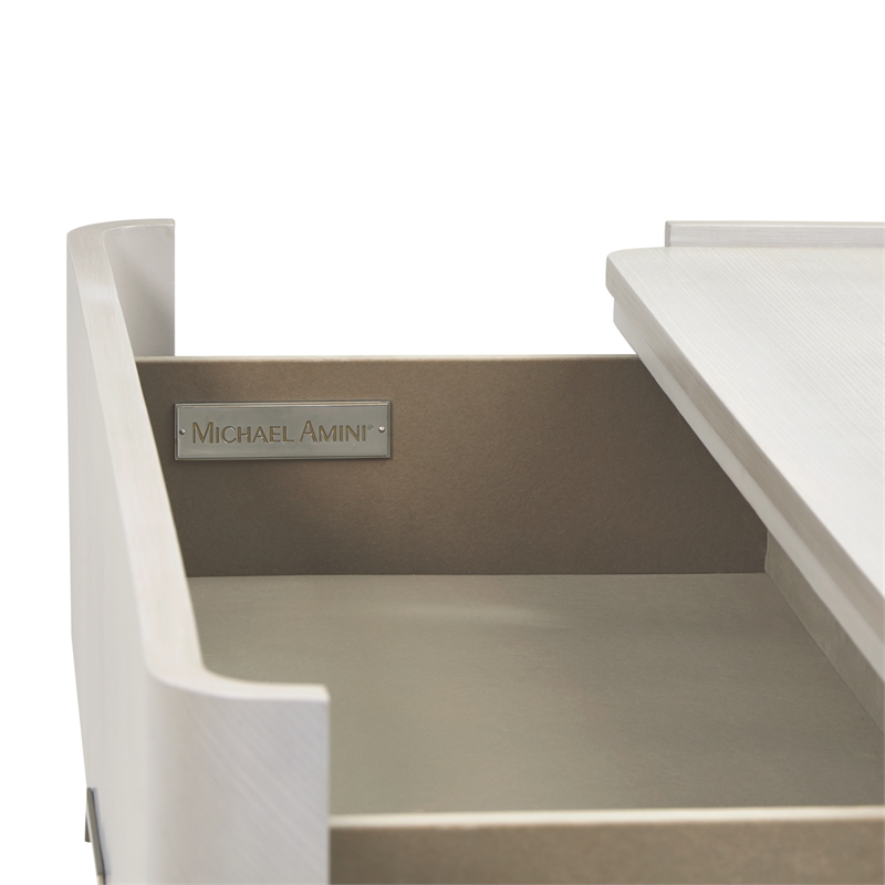 Michael Amini Penthouse 6-Drawer Chest - Ash Gray
