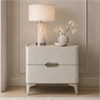 Penthouse Modern 2-Drawer Nightstand - Ash Gray