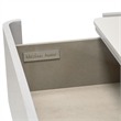 Michael Amini Penthouse 2-Drawer Nightstand - Ash Gray