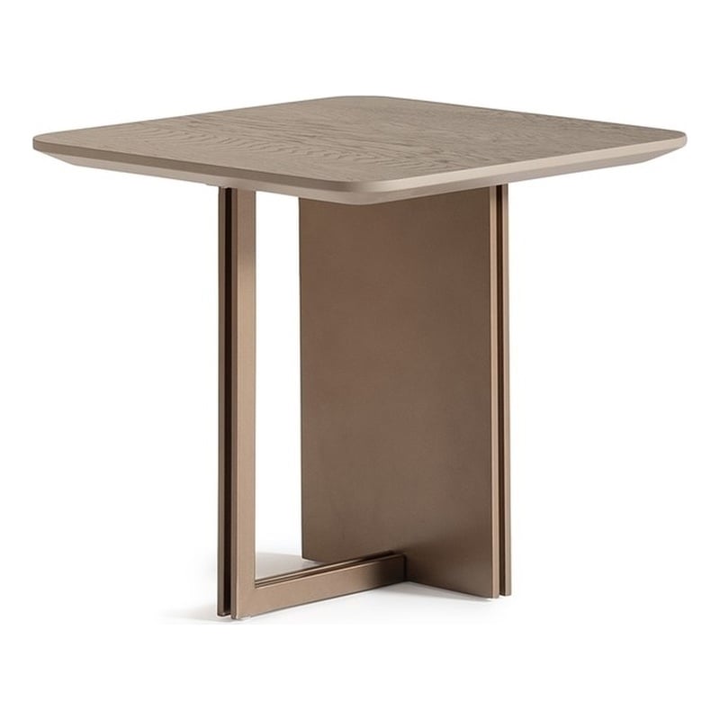 Michael Amini Canberra End Table - Light Ash
