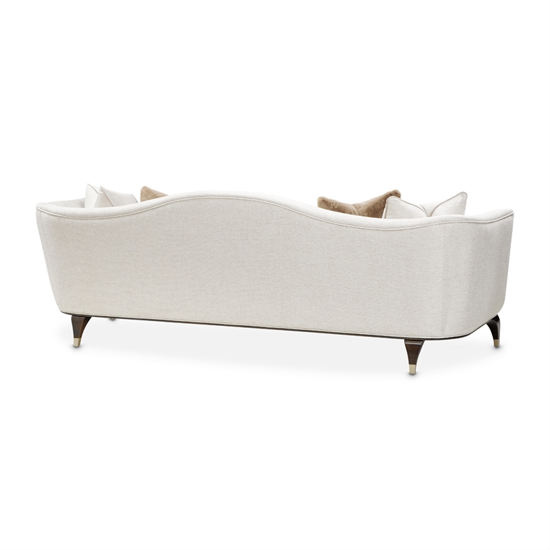 Michael Amini Paris Chic Sofa - Cremini/Espresso