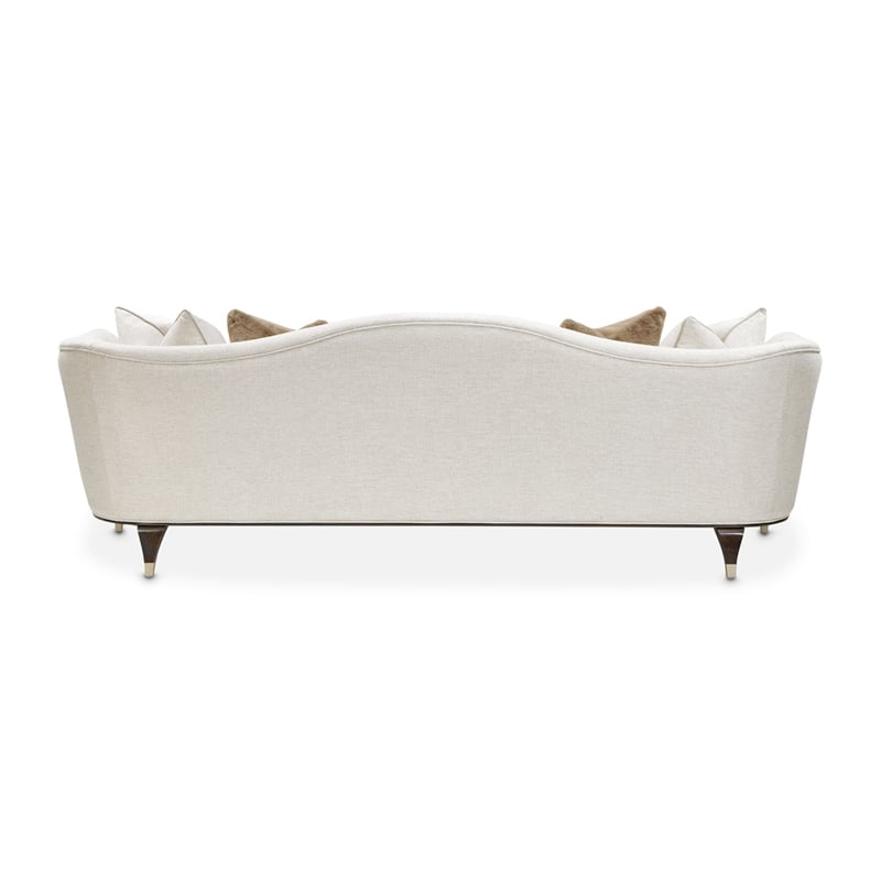 Michael Amini Paris Chic Sofa - Cremini/Espresso