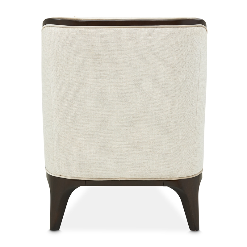 Michael Amini Paris Chic Accent Chair - Cremini/Espresso