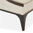 Michael Amini Paris Chic Accent Chair - Cremini/Espresso
