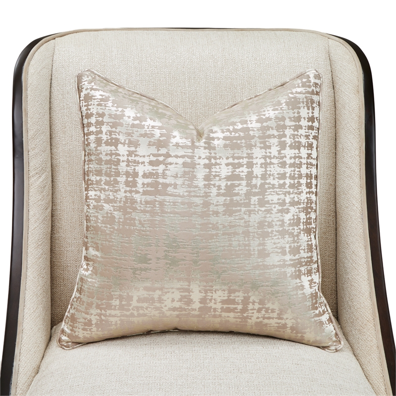 Michael Amini Paris Chic Accent Chair - Cremini/Espresso