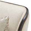Michael Amini Paris Chic Accent Chair - Cremini/Espresso